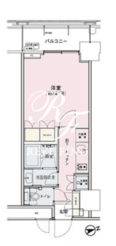 アンビエンテ駒込 1006 間取り図
