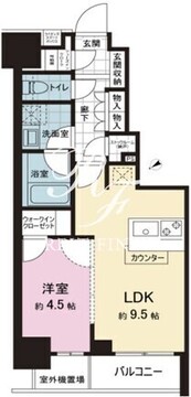 ザ・ライオンズミレス蔵前 1402 間取り図
