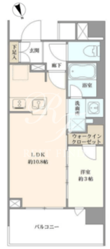 ブリリア目黒大橋 417 間取り図