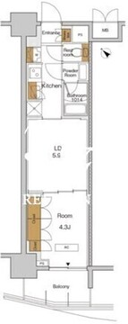 ＲＪＲプレシア東十条ガーデン 606 間取り図