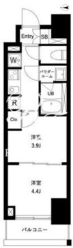 アーバンパーク綾瀬ウエスト 303 間取り図