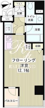 テラス麻布十番 201 間取り図