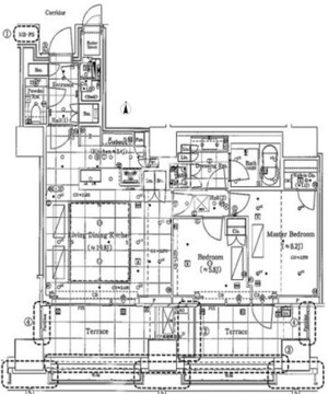 三田ガーデンヒルズ P-105 間取り図