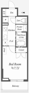 アルファプライム東陽町 315 間取り図