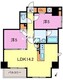 ハウオリ駒込 6B 間取り図