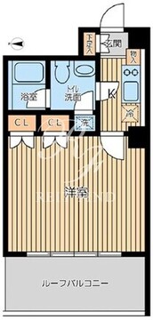 プラティーク清澄白河 704 間取り図