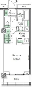 渋谷キャストアパートメント 1520 間取り図