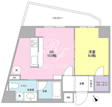 プロスペクト西巣鴨 1203 間取り図