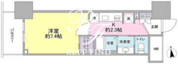 スタイリオ品川中延 710 間取り図