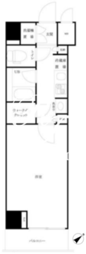 ルーブル浜松町 204 間取り図
