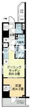 Brun Pilier日本橋 601 間取り図