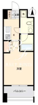 ドゥーエ茗荷谷 502 間取り図