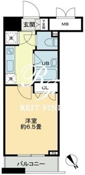 クロスレジデンス蒲田 1015 間取り図
