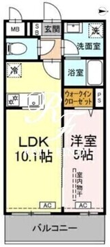 ロイジェントパークス西馬込 202 間取り図