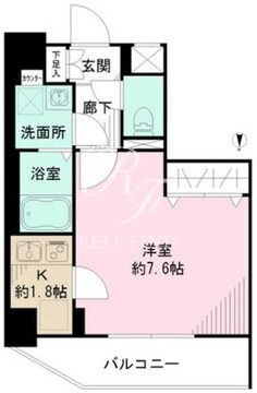 メイクスデザイン新宿落合 405 間取り図