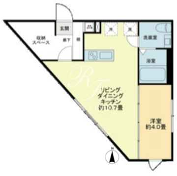 プレアス方南町 203 間取り図