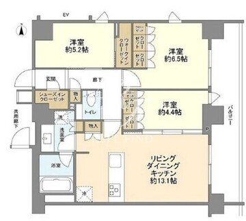 ルジェンテ西日暮里 1201 間取り図