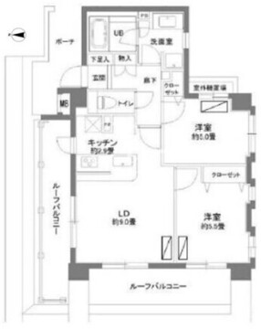 カスタリア本所吾妻橋 601 間取り図