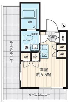 ザ・レジデンス下北沢 501 間取り図