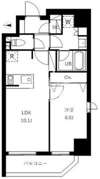 グランジット蔵前 303 間取り図