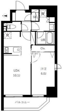 グランジット蔵前 403 間取り図