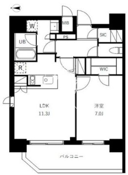 グランジット蔵前 901 間取り図