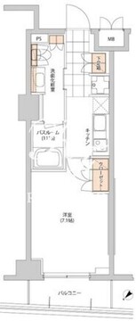 ヒューリック目白 604 間取り図