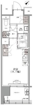 SKナインティ門前仲町 904 間取り図