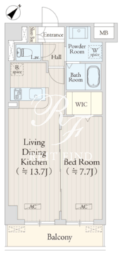 アヴェニール渋谷本町 1006 間取り図