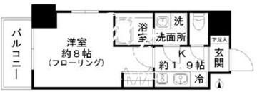 西田マンション 501 間取り図