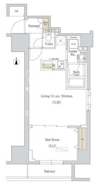 アーバネックス西新宿 206 間取り図