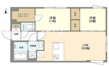 ウェルスクエア方南町2 103 間取り図