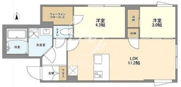 ウェルスクエア方南町2 403 間取り図
