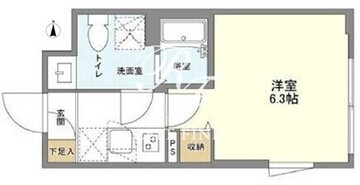 ウェルスクエア方南町2 205 間取り図