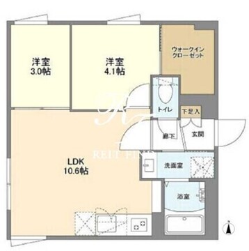 ウェルスクエア方南町2 202 間取り図