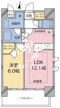 モディア代々木レジデンス 705 間取り図