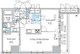パークアクシス板橋本町ステーションゲート 702 間取り図