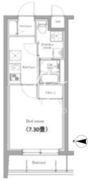 エルプレイス文京大塚 301 間取り図