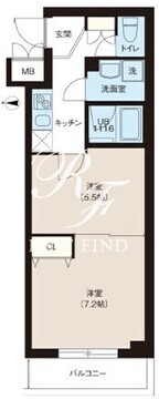 レオーネ志村坂上 204 間取り図
