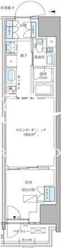 パークアクシス品川天王洲アイル 1202 間取り図