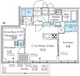 パークアクシス板橋本町ステーションゲート 301 間取り図