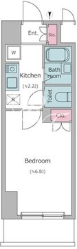 レジディア木場 603 間取り図
