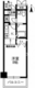 レジディア上野御徒町 1408 間取り図