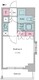 レジディア後楽園 302 間取り図
