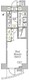 アジールコート門前仲町 901 間取り図