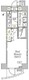 アジールコート門前仲町 201 間取り図