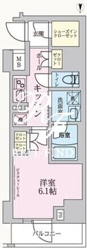 アークマーク方南町sta. 501 間取り図