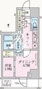 アークマーク方南町sta. 702 間取り図