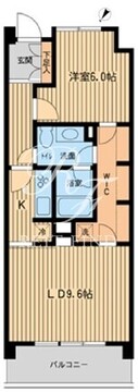 HF若林公園レジデンス 416 間取り図