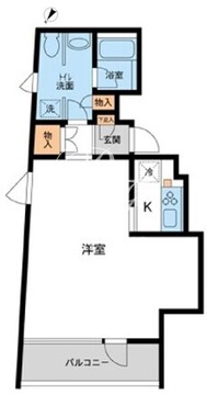 フレッグ赤坂 303 間取り図